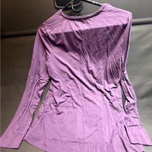 Chico's Lavender Crewneck Long Sleeve Top